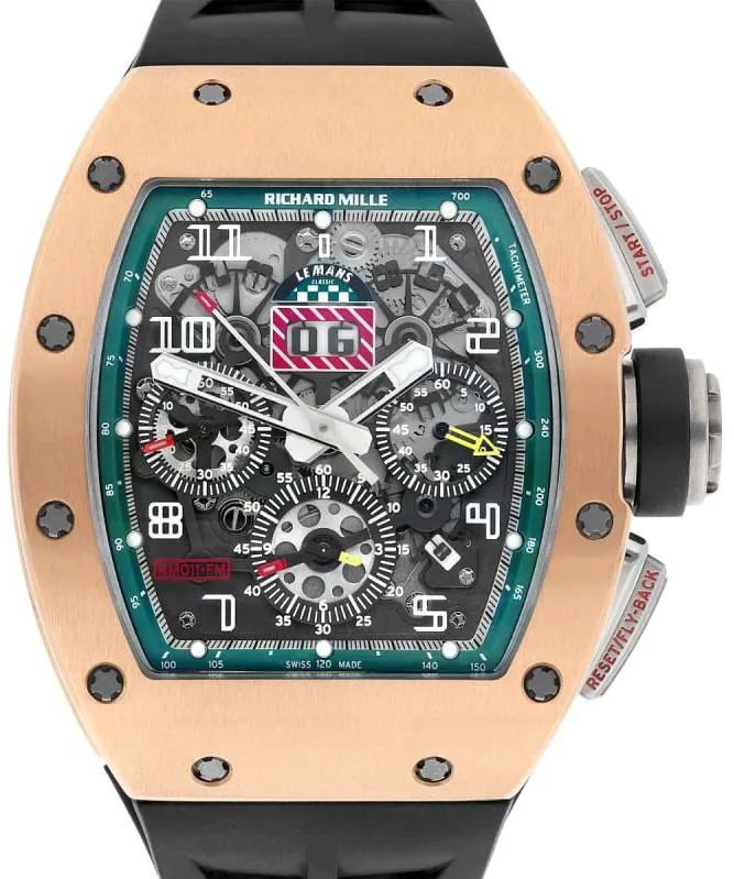 Richard Mille RM 011 RM011 AJ RG 50mm Rose gold Skeletonized