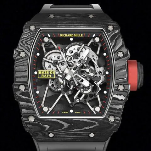 Richard Mille RM 035 RM35-01 50mm Carbon fiber Gray