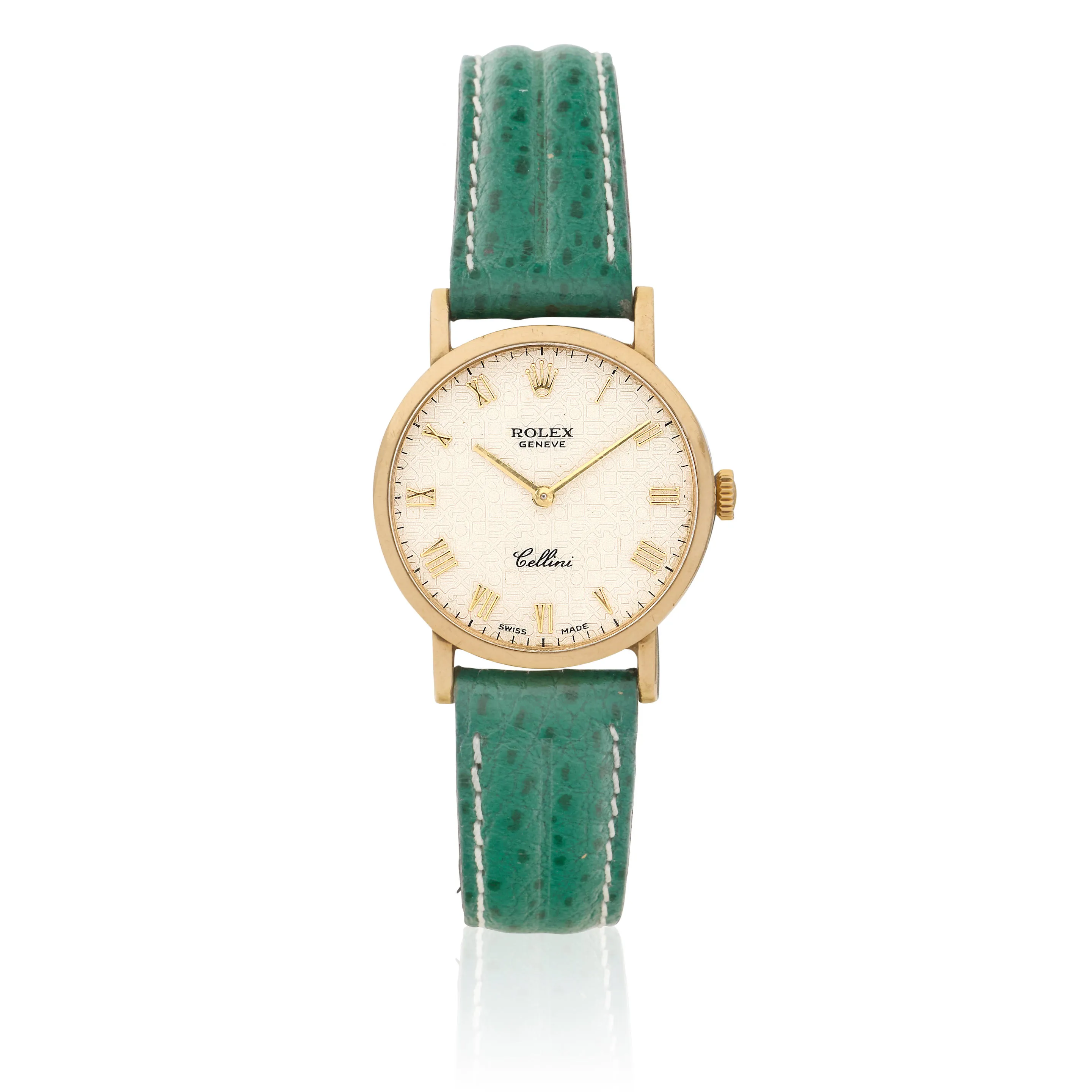 Rolex Cellini 5109 26mm 18k yellow gold Pale champagne