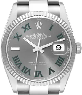 Rolex Datejust 36 126234 Stainless steel Gray