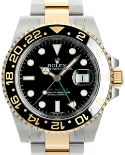 Rolex GMT-Master II 116713LN Yellow gold and Stainless steel Noir