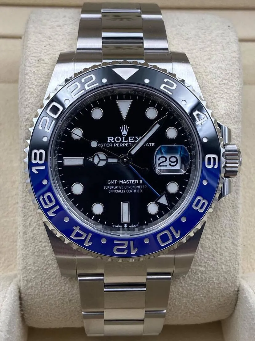 Rolex GMT-Master II 126710BLNR 40mm Stainless steel Black