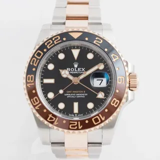 Rolex GMT-Master II 126711CHNR Yellow gold and Stainless steel Noir