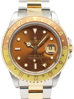 Rolex GMT-Master II 16713 Yellow gold and Stainless steel Brown