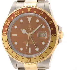 Rolex GMT-Master II 16713 Yellow gold and Stainless steel Brown