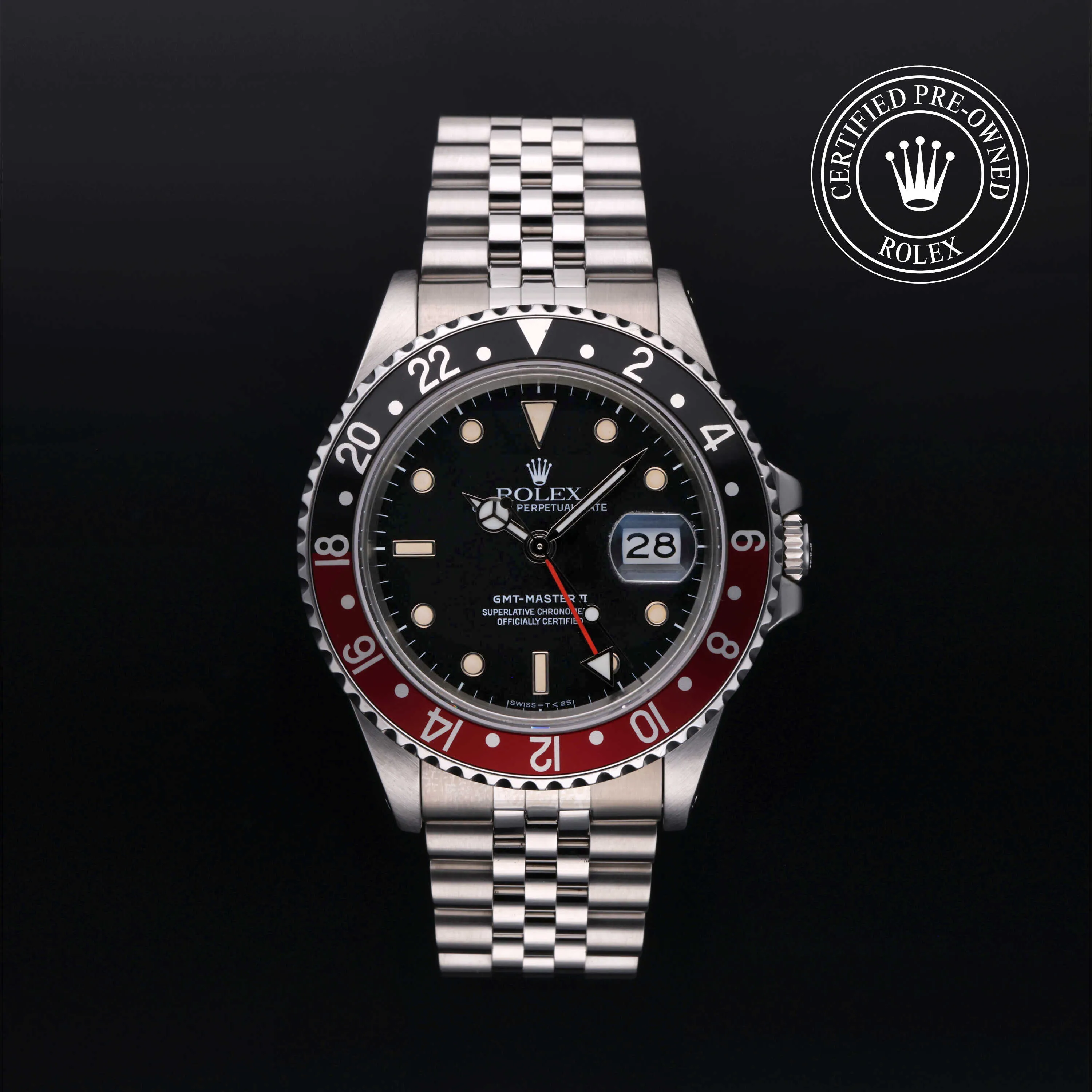 Rolex GMT-Master II 16760 40mm Oystersteel Black