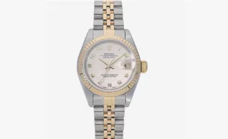 Rolex Lady-Datejust 69173 Yellow gold and Stainless steel Blanc