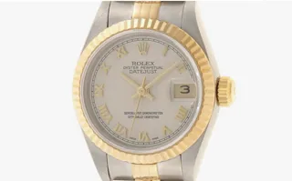 Rolex Lady-Datejust 69173 Yellow gold and Stainless steel Blanc