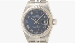 Rolex Lady-Datejust 79174 Stainless steel Blue