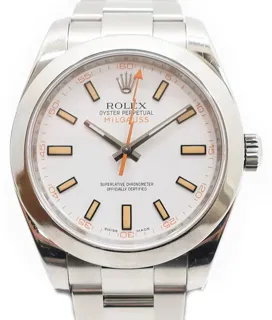 Rolex Milgauss 116400 Stainless steel Blanc