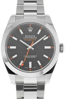 Rolex Milgauss 116400 Stainless steel Noir