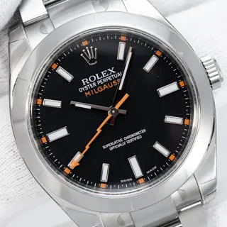 Rolex Milgauss 116400 Stainless steel Noir