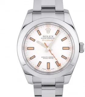 Rolex Milgauss 116400 Stainless steel Blanc