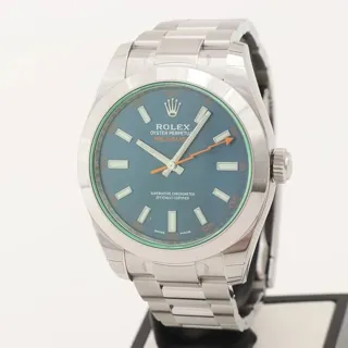 Rolex Milgauss 116400GV Stainless steel Blue