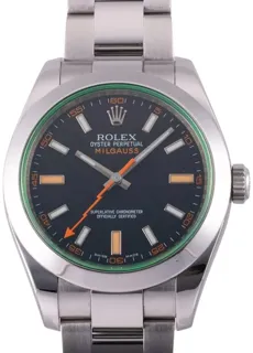 Rolex Milgauss 116400GV Stainless steel Noir