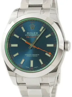 Rolex Milgauss 116400GV Stainless steel Blue