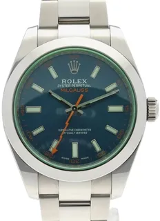 Rolex Milgauss 116400GV Stainless steel Blue