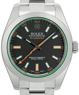 Rolex Milgauss 116400GV Stainless steel Noir