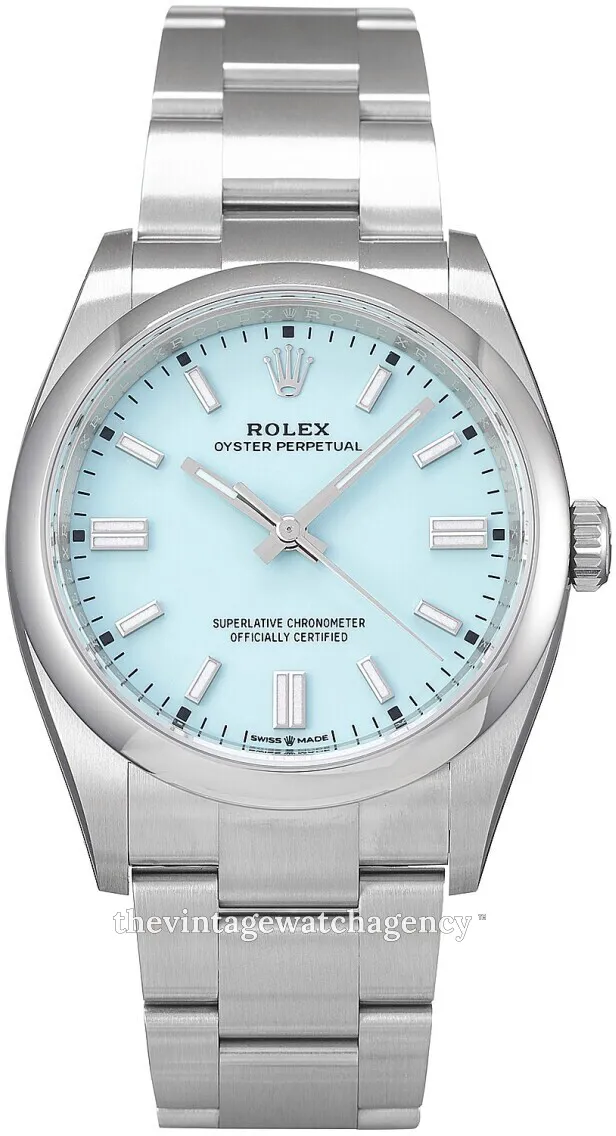 Rolex Oyster Perpetual 124300-0006 41mm Stainless steel Turquoise