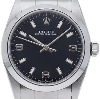 Rolex Oyster Perpetual 77080 30mm Stainless steel Noir