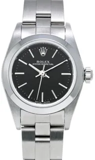 Rolex Oyster Perpetual 76080 Stainless steel Black