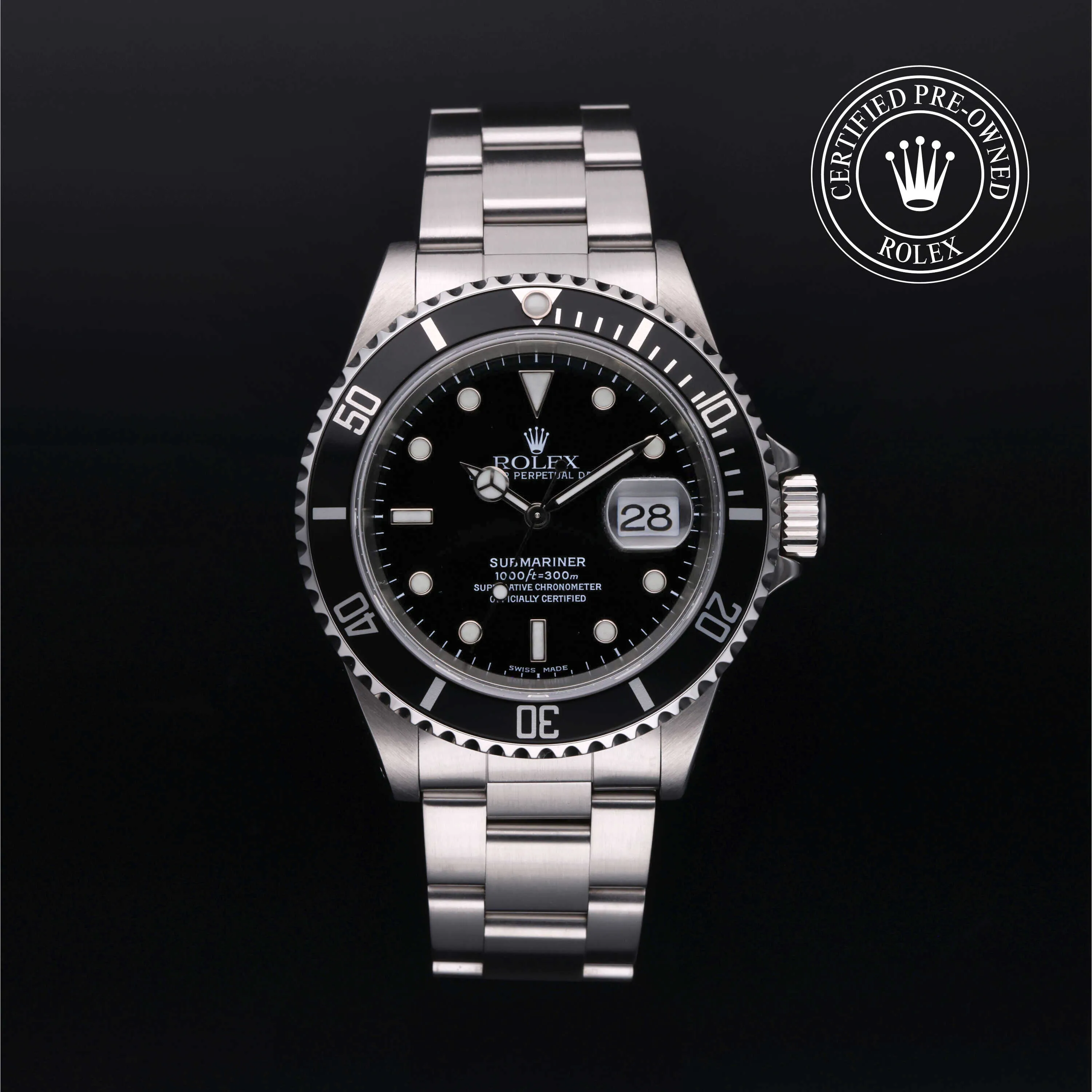 Rolex Oyster 16610-0004 40mm Oystersteel Black