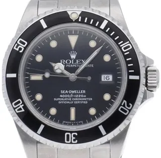 Rolex Sea-Dweller 16600 Stainless steel Index Tritium, Noir