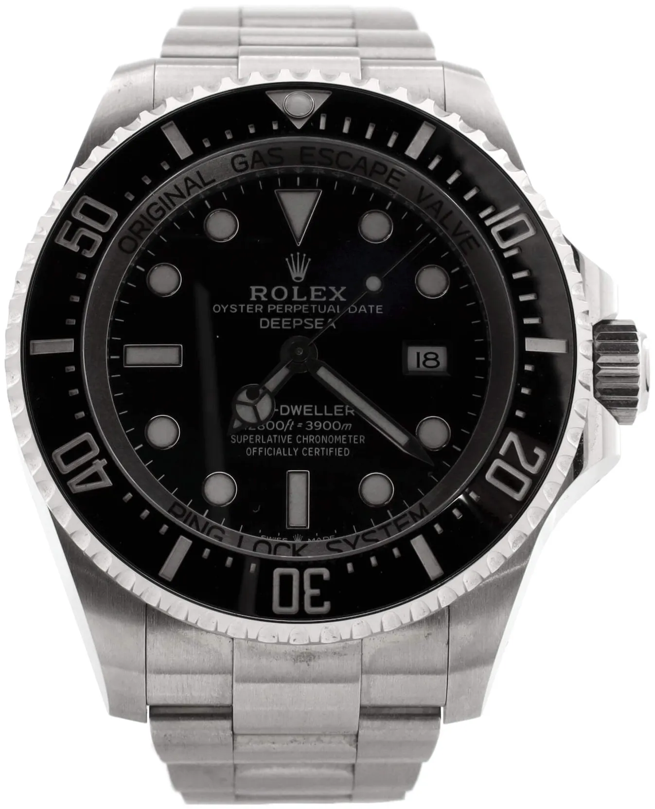 Rolex Sea-Dweller Deepsea 126660 44mm Stainless steel Black