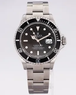 Rolex Submariner Date 16610 T Stainless steel Noir