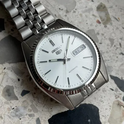 Seiko 5 SNXJ89 36mm Stainless steel Silver