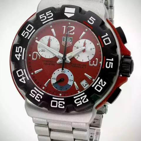 TAG Heuer Formula 1 CAC1112 41mm Stainless steel Red