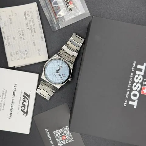 Tissot PRX T137.407.11.351.00 40mm Stainless steel Ice blue