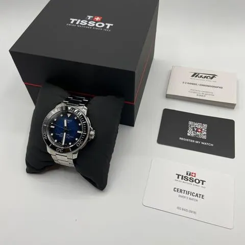 Tissot Seastar T1206071104101 46mm Stainless steel Black