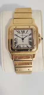 Cartier Santos Galbée 8879010400 18ct Gold White