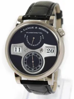 A. Lange & Söhne Lange Zeitwerk 140.029 White gold Black