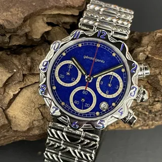 Gérald Genta Vintage Chronograph G340.7 Platinum Blue