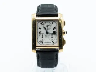 Cartier Tank 1830 18k yellow gold White