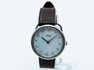 Hermès Arceau Stainless steel White