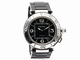 Cartier Pasha Seatimer 2790 Stainless steel and PVD Black