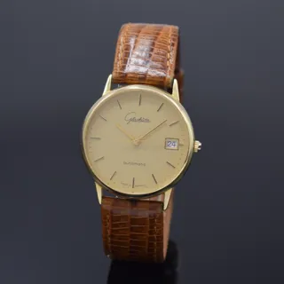 Glashütte 14k yellow gold