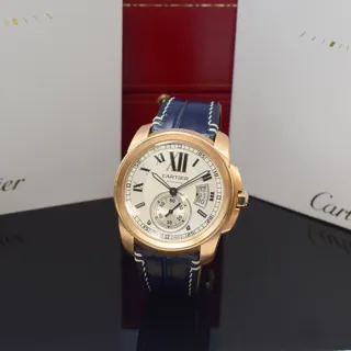 Cartier Calibre de Cartier W7100009 Rose gold Silver