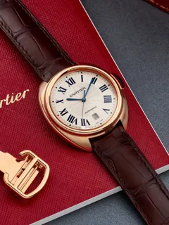 Cartier 3962 18K pink gold Silver