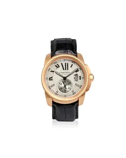 Cartier Calibre de Cartier 3300 18k rose gold White