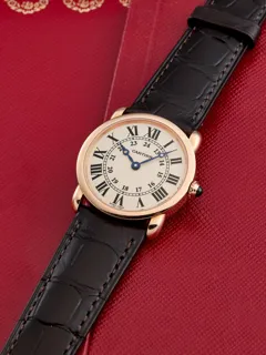 Cartier Ronde de Cartier 2886 18K pink gold Silver