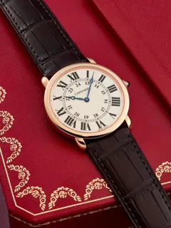 Cartier Ronde Solo de Cartier 2889 18k rose gold Silver