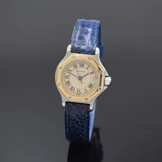 Cartier Santos Ronde 187903 Yellow gold and Stainless steel