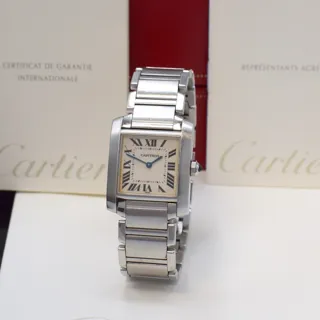 Cartier Tank Française 2301 Stainless steel Silver