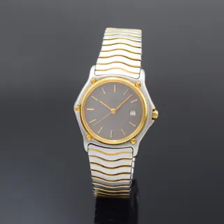 Ebel Sport Classic 183909 Yellow gold and Stainless steel Gray