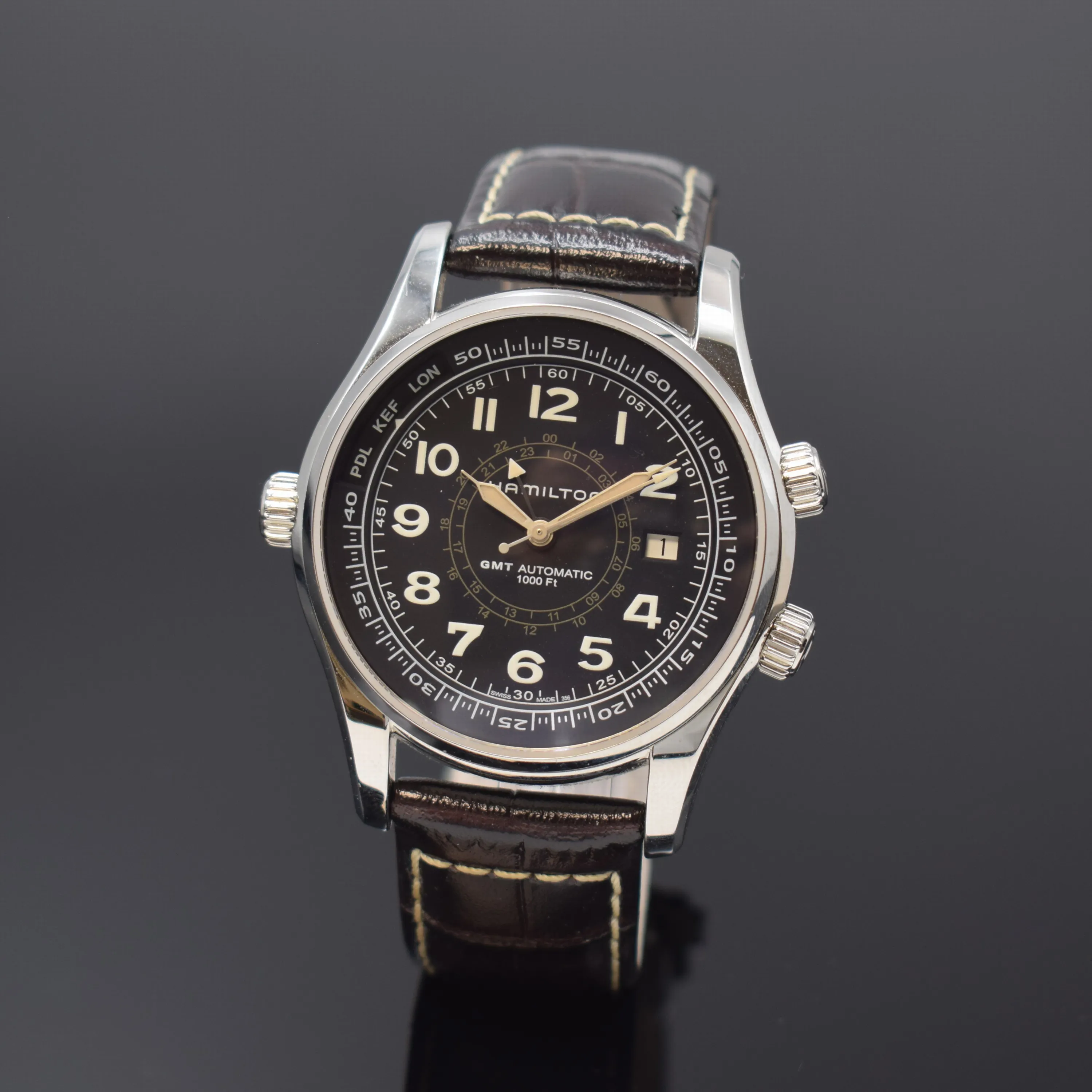 Hamilton gmt automatic 1000 ft sale