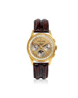 Heuer Golden Hours 721.208 18k Gold Silver